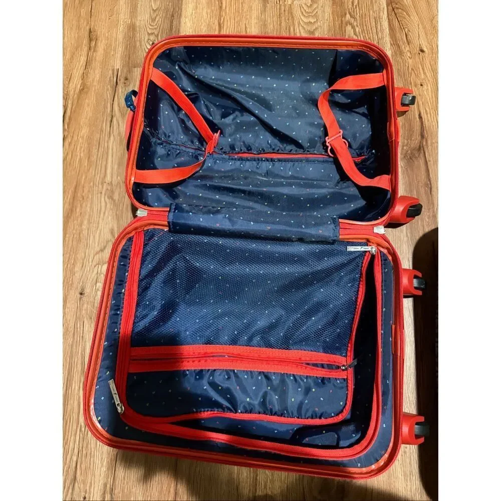 Nautica 2 piece boys shark attack hard shell luggage carry on bundle